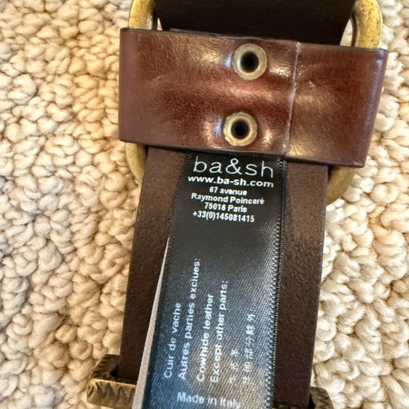 ba&sh brown leather belt - Picture 3 of 5